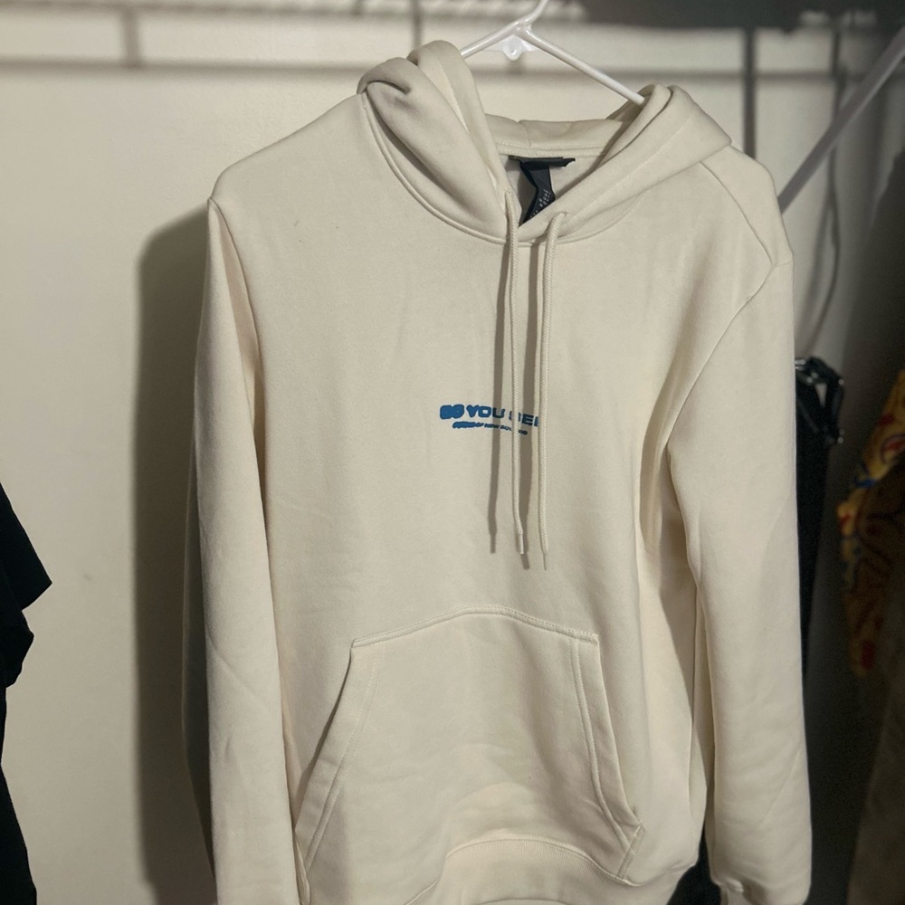 Cream Hoodie Sweater